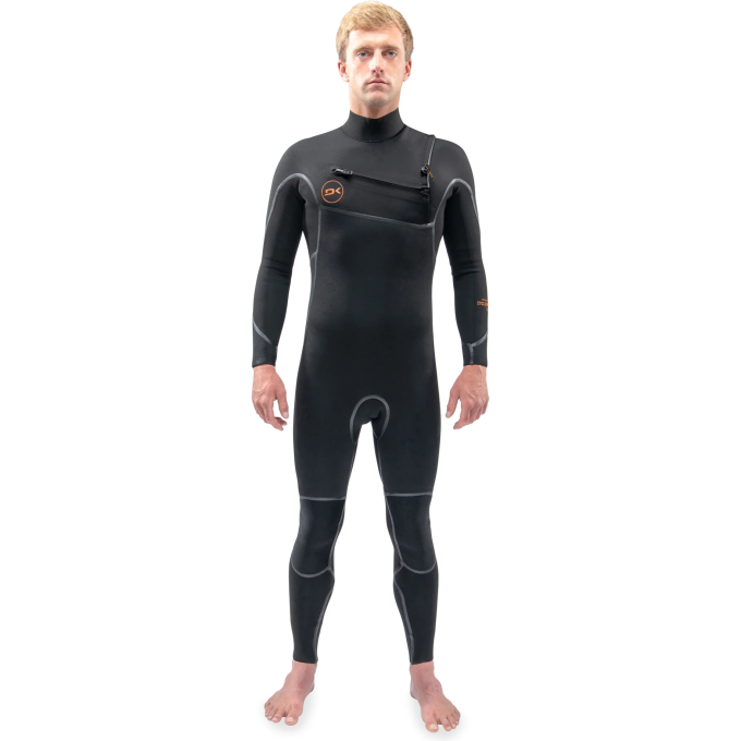 Гидрокостюм DAKINE MEN'S CYCLONE CHEST ZIP FULL SUIT 3/2mm Black, размер MT DK22M32CZ (0604565591623)